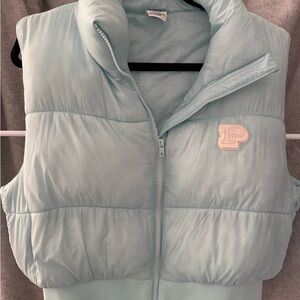PINK Victoria's Secret light aqua blue Vest